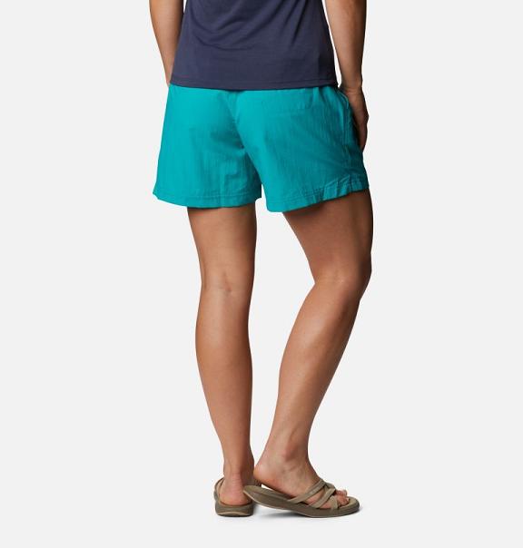 Columbia Sandy River Shorts Blue For Women's NZ50321 New Zealand